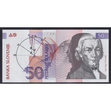 ESLOVENIA 1992 BILLETE DE 50 TOLARJEV EN MUY BUEN ESTADO